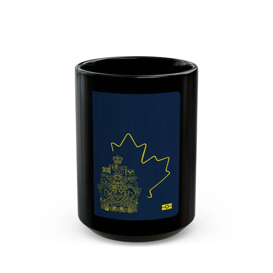 Canadian Passport - Black Coffee Mug-15oz-Go Mug Yourself