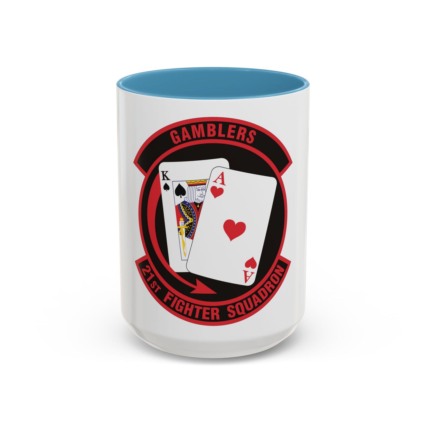 21 Fighter Squadron AETC (U.S. Air Force) Accent Coffee Mug