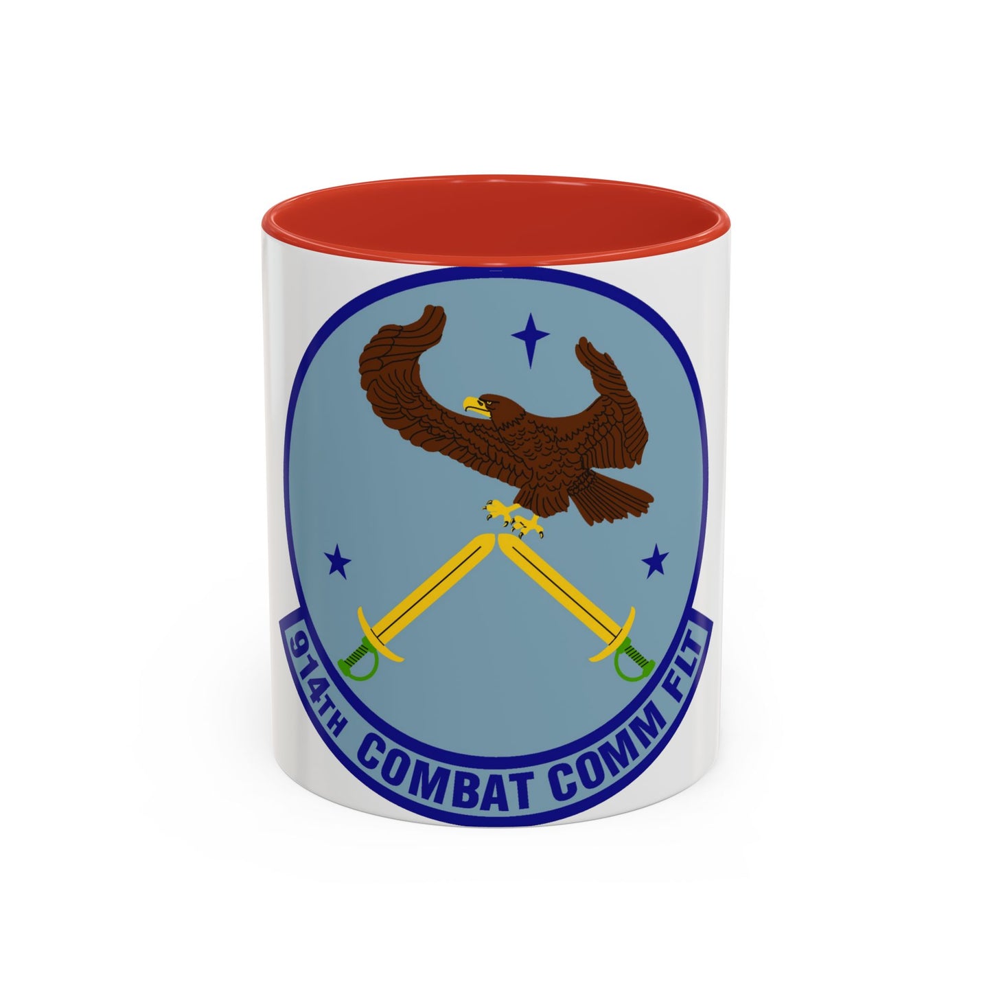 914th Combat Communications Flight (U.S. Air Force) Accent Coffee Mug