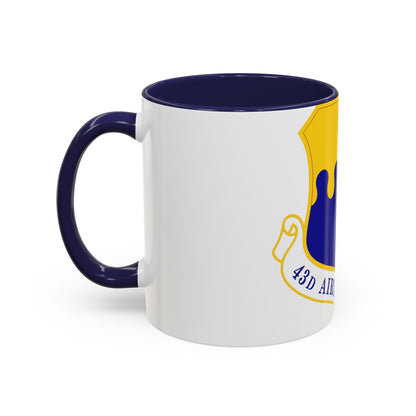 43d Airlift Group (U.S. Air Force) Accent Coffee Mug