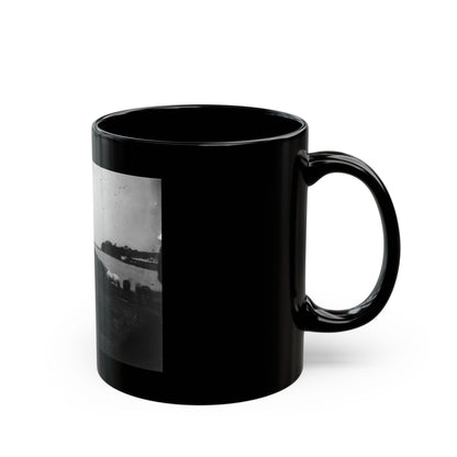Belle Plains, Va., May 16, 1864, Encampment Of 2nd New York And 1st Massachusetts Heavy Artillery (U.S. Civil War) Black Coffee Mug