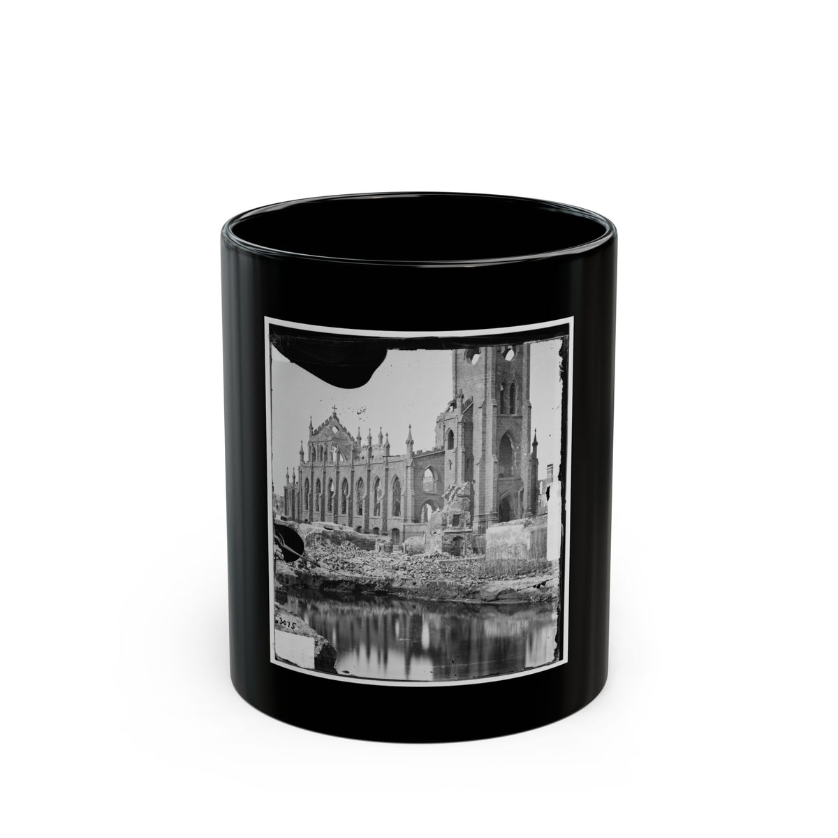 Charleston, S.C. Cathedral Of St. John And St. Finbar; Another View (U.S. Civil War) Black Coffee Mug