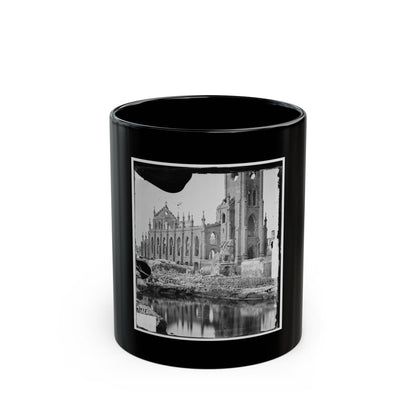 Charleston, S.C. Cathedral Of St. John And St. Finbar; Another View (U.S. Civil War) Black Coffee Mug