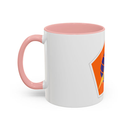505 Signal Brigade (U.S. Army) Accent Coffee Mug