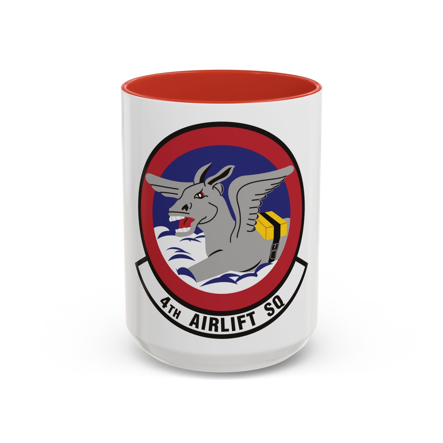 4th Airlift Squadron (U.S. Air Force) Accent Coffee Mug