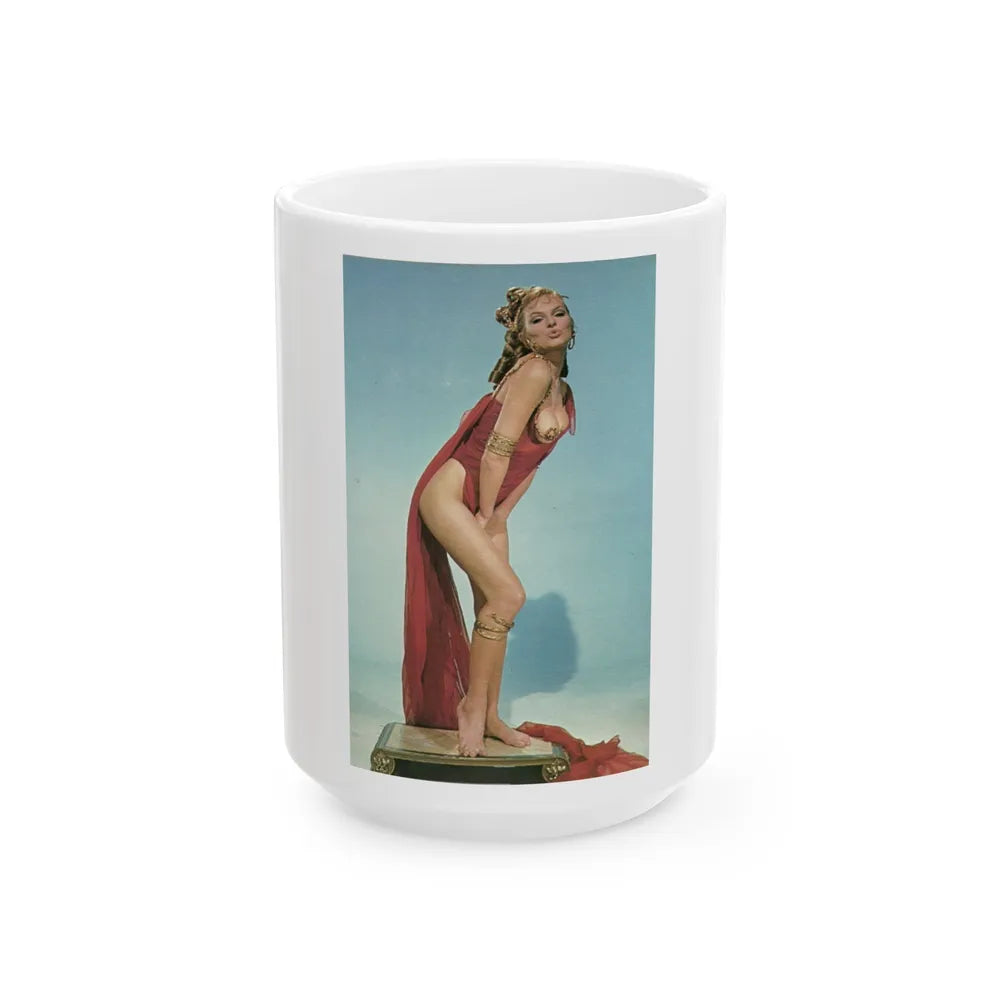 Julie Ege #150 (Vintage Female Icon) White Coffee Mug-15oz-Go Mug Yourself