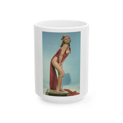 Julie Ege #150 (Vintage Female Icon) White Coffee Mug-15oz-Go Mug Yourself