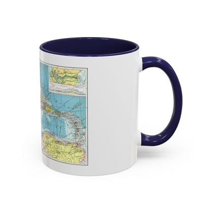 Central America (1913) (Map) Accent Coffee Mug