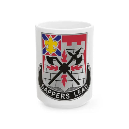 229 Engineer Battalion (U.S. Army) White Coffee Mug - Go Mug Yourself