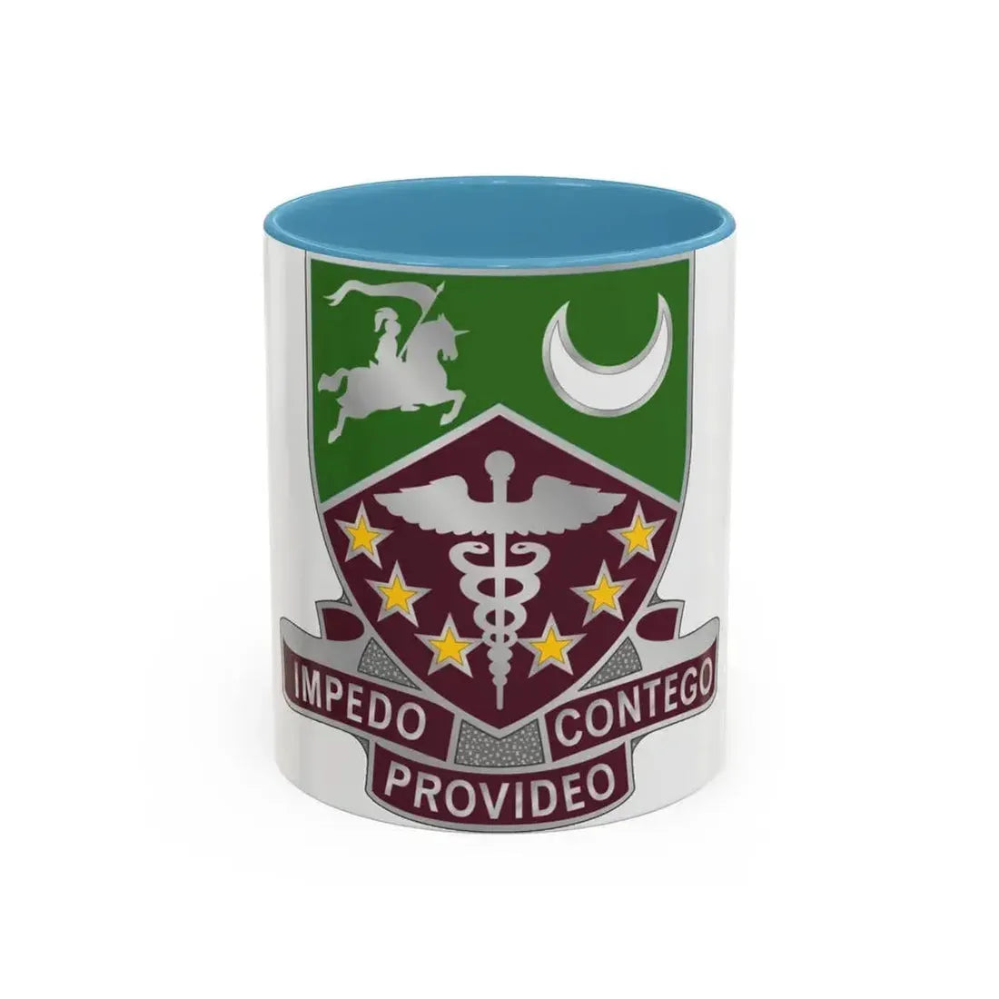 229 Medical Battalion (U.S. Army) Accent Coffee Mug 11oz Light Blue - Go Mug Yourself