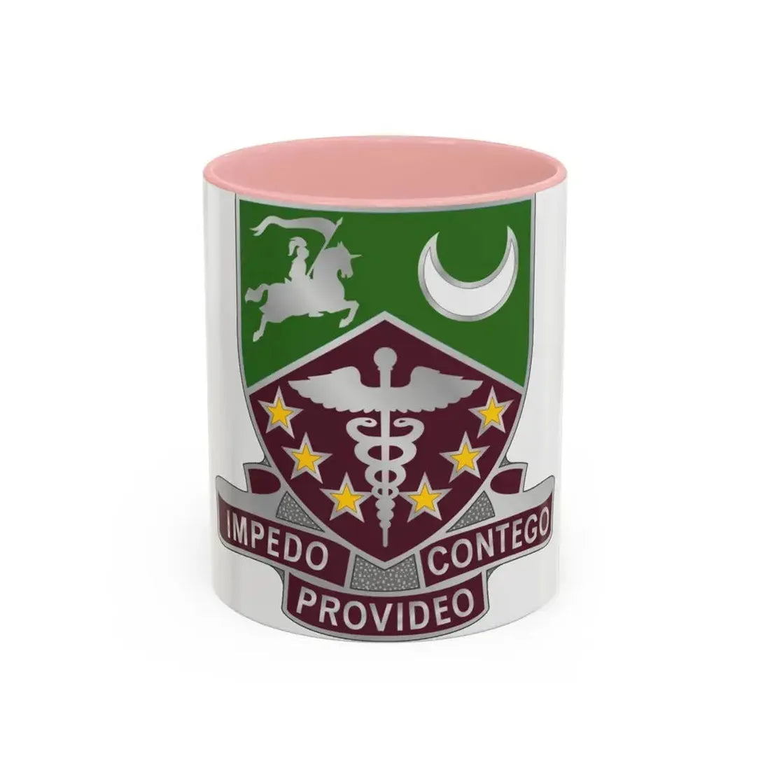 229 Medical Battalion (U.S. Army) Accent Coffee Mug 11oz Pink - Go Mug Yourself