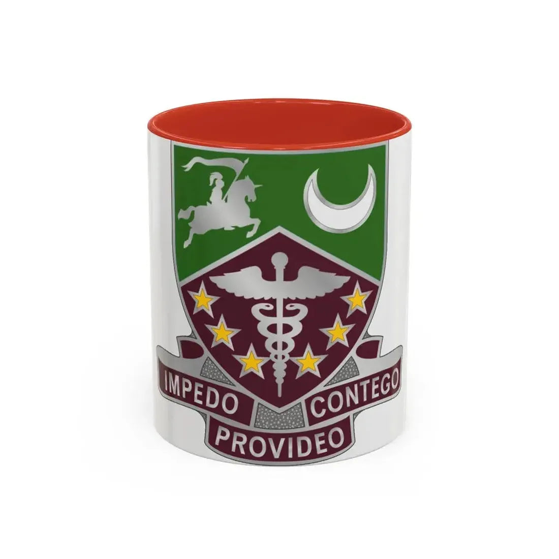 229 Medical Battalion (U.S. Army) Accent Coffee Mug 11oz Red - Go Mug Yourself