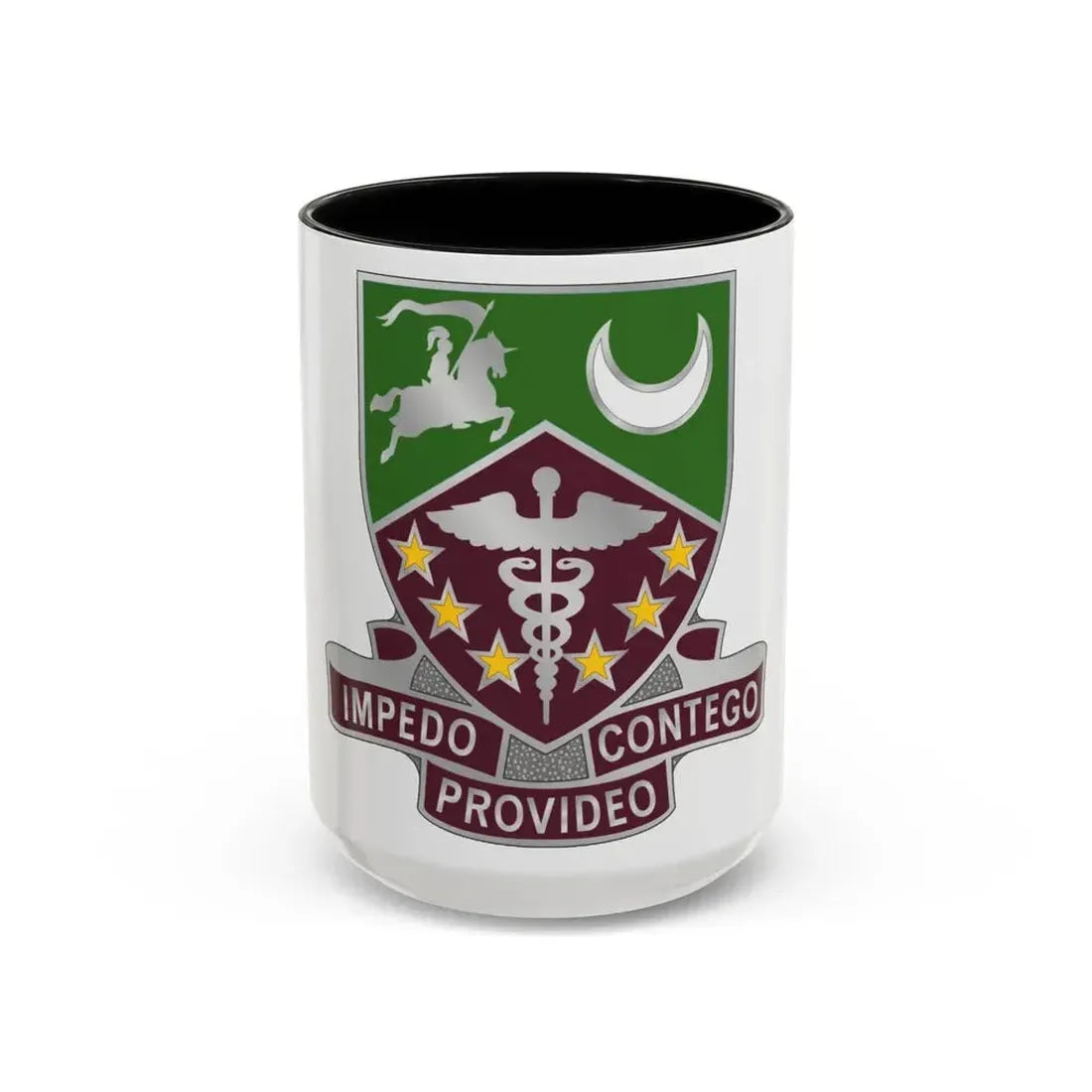 229 Medical Battalion (U.S. Army) Accent Coffee Mug 15oz Black - Go Mug Yourself