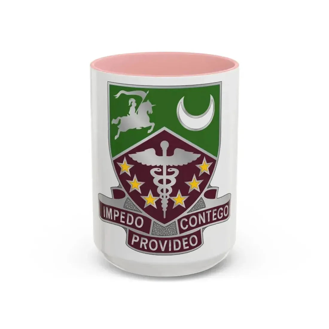 229 Medical Battalion (U.S. Army) Accent Coffee Mug 15oz Pink - Go Mug Yourself