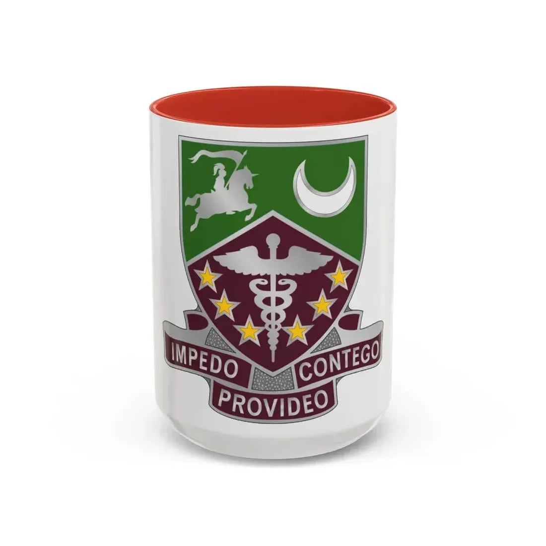 229 Medical Battalion (U.S. Army) Accent Coffee Mug 15oz Red - Go Mug Yourself