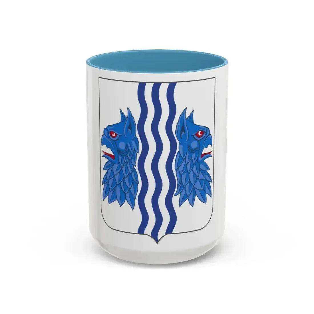 229 Military Intelligence Battalion 2 (U.S. Army) Accent Coffee Mug 15oz Light Blue - Go Mug Yourself