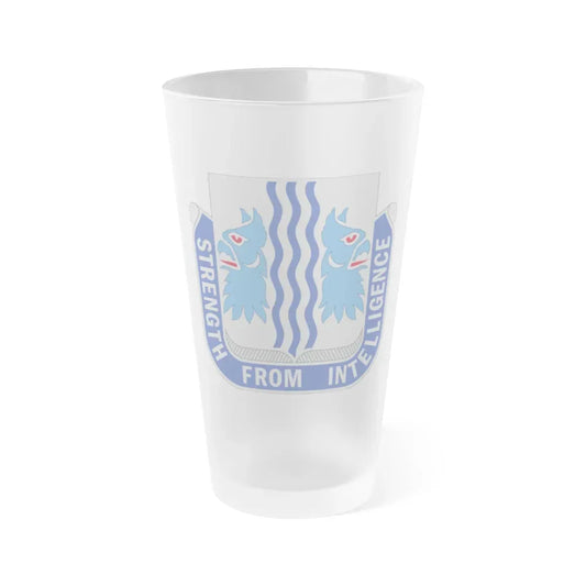 229 Military Intelligence Battalion (U.S. Army) Frosted Pint Glass 16oz Default Title - Go Mug Yourself
