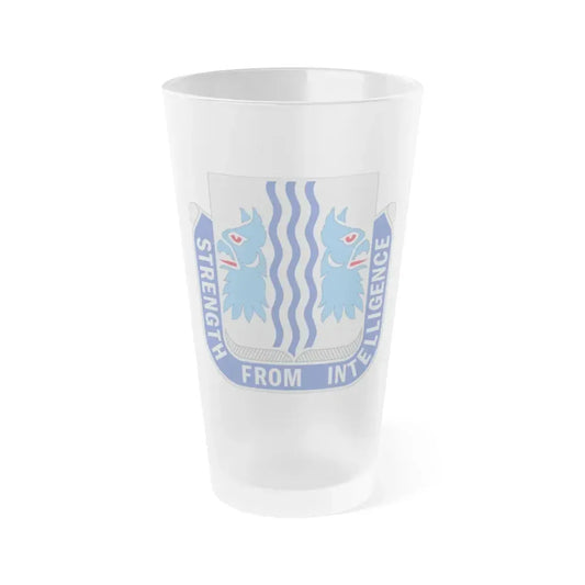 229 Military Intelligence Battalion (U.S. Army) Frosted Pint Glass 16oz Default Title - Go Mug Yourself