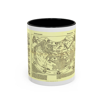 Chronicon Nurembergense Map (1493) (Map) Accent Coffee Mug