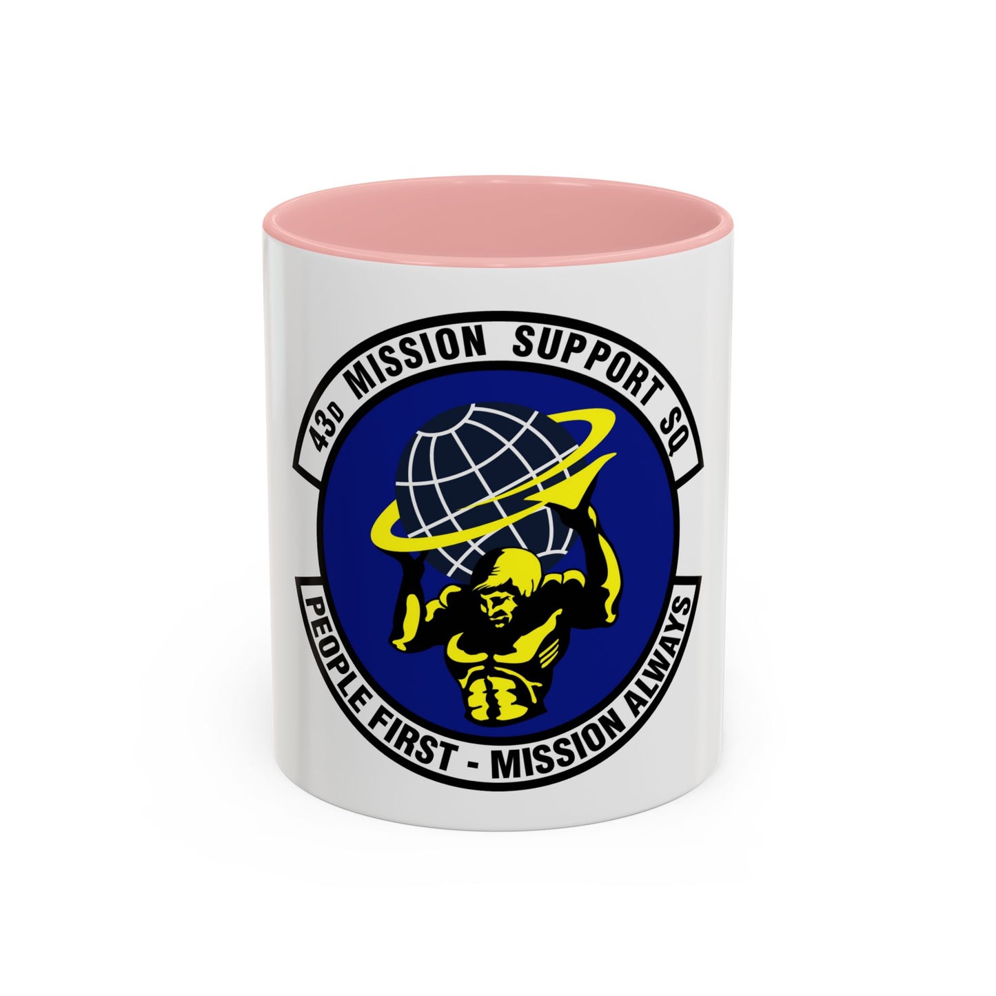 43d Mission Support Squadron (U.S. Air Force) Accent Coffee Mug