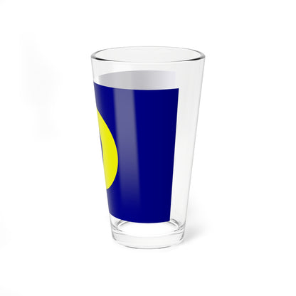 Flag of Kamojima Tokushima 1969-2004 (Japan) Pint Glass 16oz