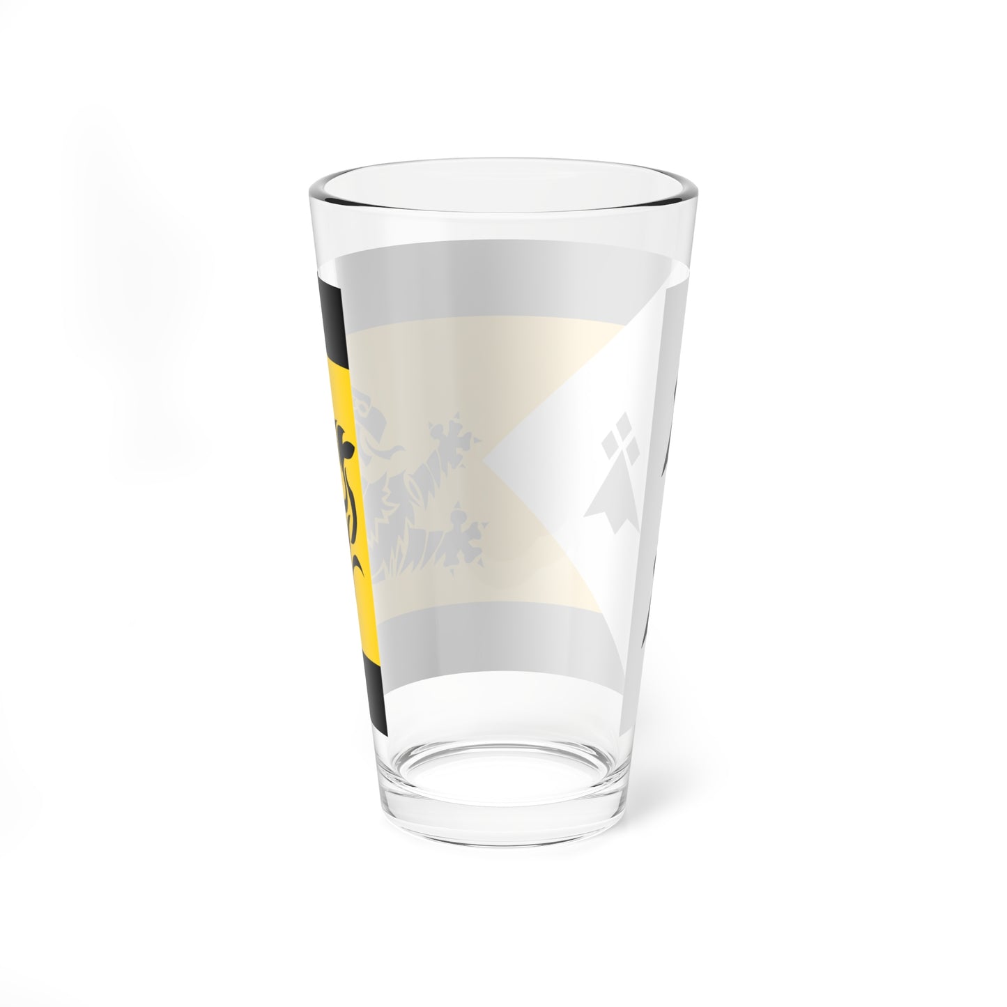 Bas-Leon traditional district flag (France) Pint Glass 16oz