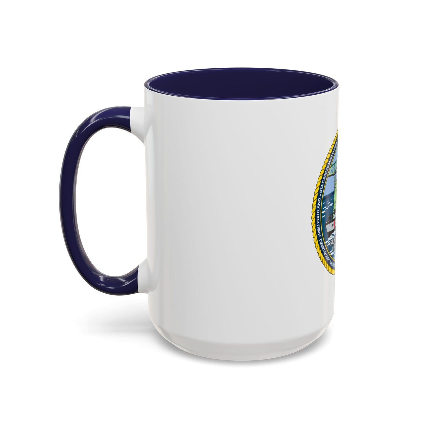 USCGS Columbia River (U.S. Coast Guard) Accent Coffee Mug