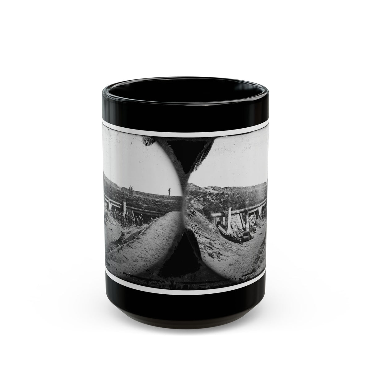 Fort Fisher, N.C. Interior Of The  Pulpit ; Another View (U.S. Civil War) Black Coffee Mug