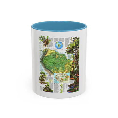 Amazonia - A World Resource at Risk (1992) (Map) Accent Coffee Mug