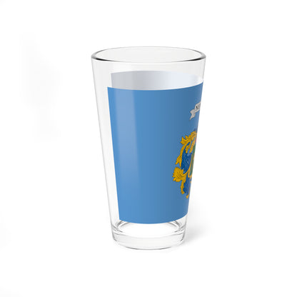 Flag of Nemesnep (Hungary) Pint Glass 16oz