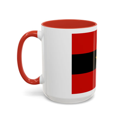 Civil Ensign of Albania 1945 to 1992 - Accent Coffee Mug