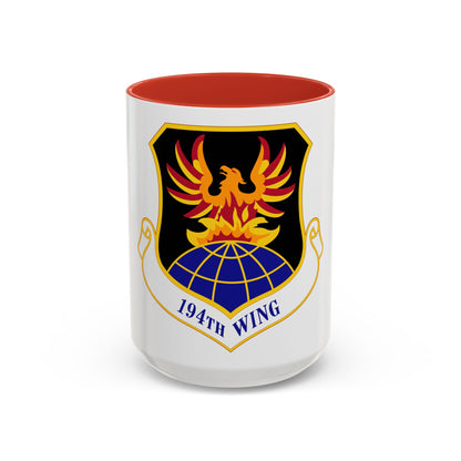 194th Wing (U.S. Air Force) Accent Coffee Mug