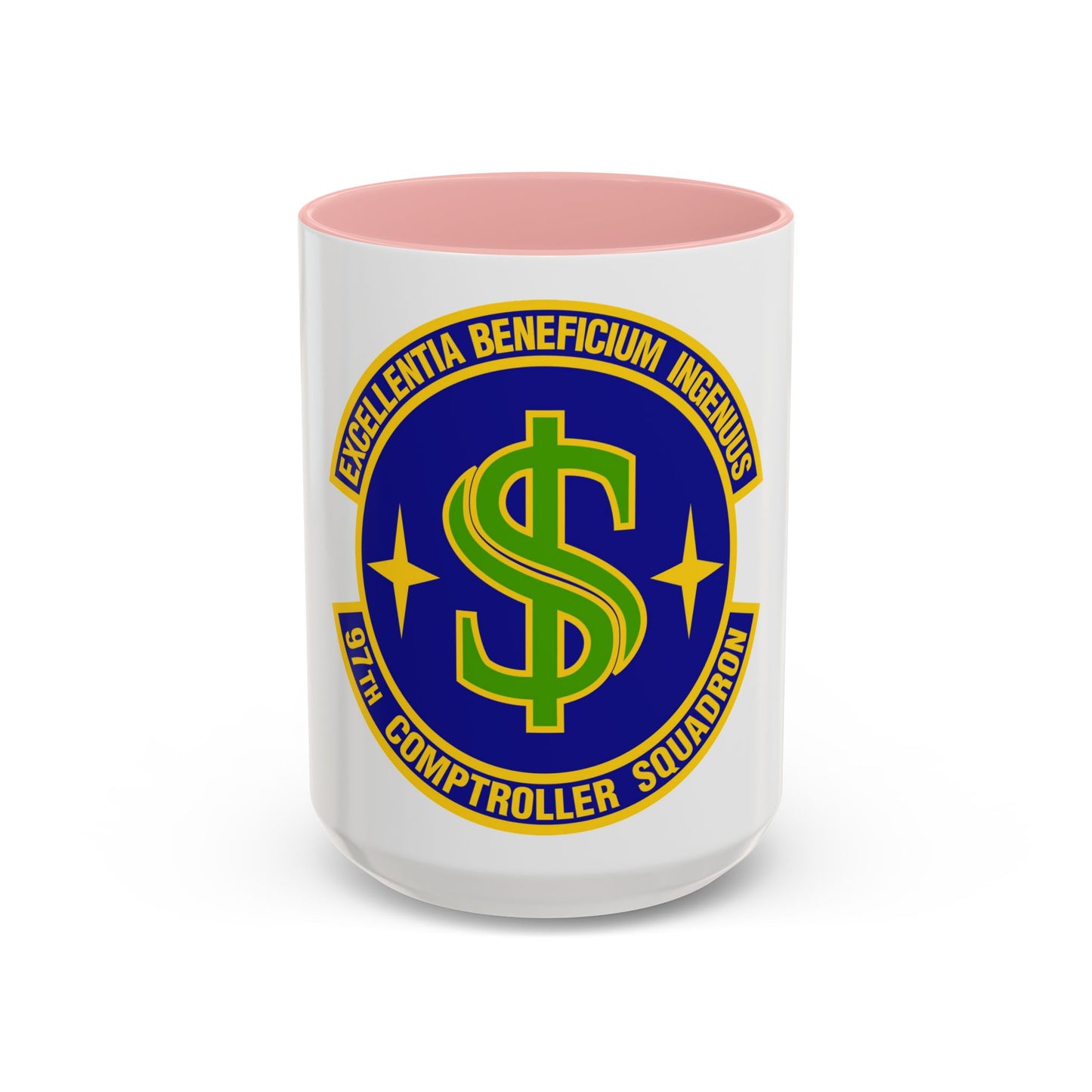 97th Comptroller Squadron (U.S. Air Force) Accent Coffee Mug