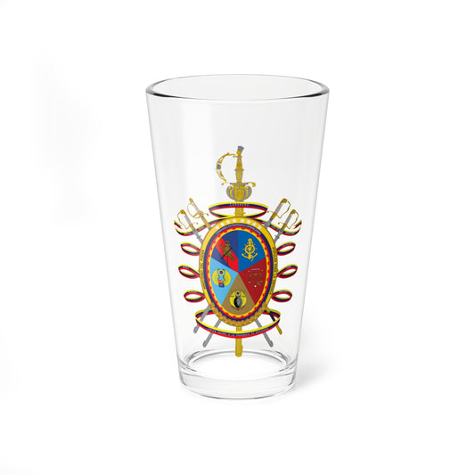 Seal of the Ministry of Peoples Power for Defense (Venezuela) (Coat of Arms) Pint Glass 16oz
