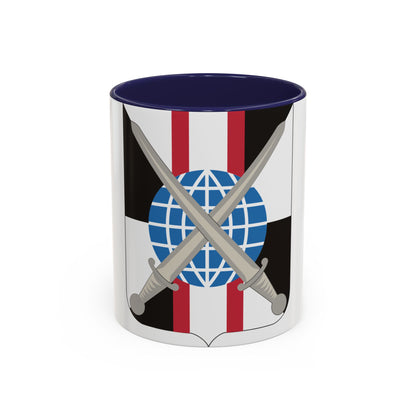 527 Military Intelligence Battalion 2 (U.S. Army) Accent Coffee Mug