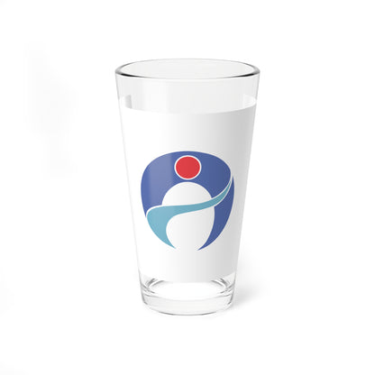 Flag of Amami Kagoshima (Japan) Pint Glass 16oz