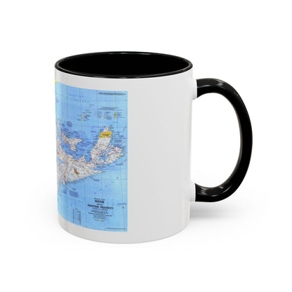 Canada - Maine, with the Maritime Provinces 1 (1975) (Map) Accent Coffee Mug