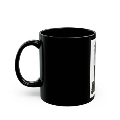 French Model by Sylvia Thompson, Britannia And Eve magazine, 1939 (2) - Black Coffee Mug-Go Mug Yourself