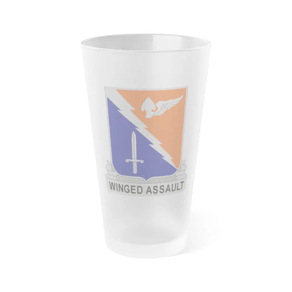 229th Aviation Regiment (U.S. Army) Frosted Pint Glass 16oz-Go Mug Yourself