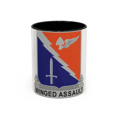 229th Aviation Regiment (U.S. Army) Accent Coffee Mug 11oz Black - Go Mug Yourself
