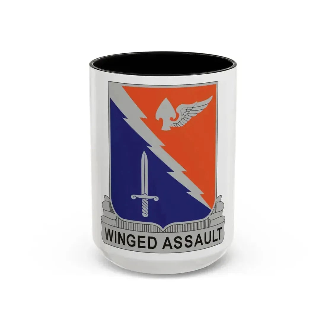 229th Aviation Regiment (U.S. Army) Accent Coffee Mug 15oz Black - Go Mug Yourself