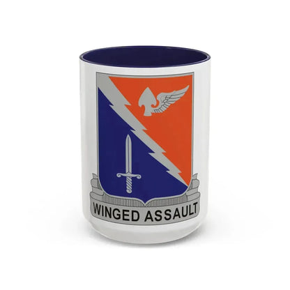 229th Aviation Regiment (U.S. Army) Accent Coffee Mug 15oz Navy - Go Mug Yourself