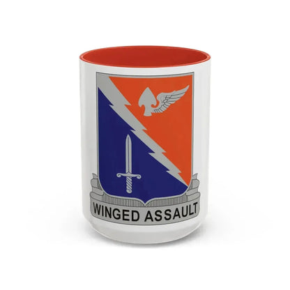 229th Aviation Regiment (U.S. Army) Accent Coffee Mug 15oz Red - Go Mug Yourself