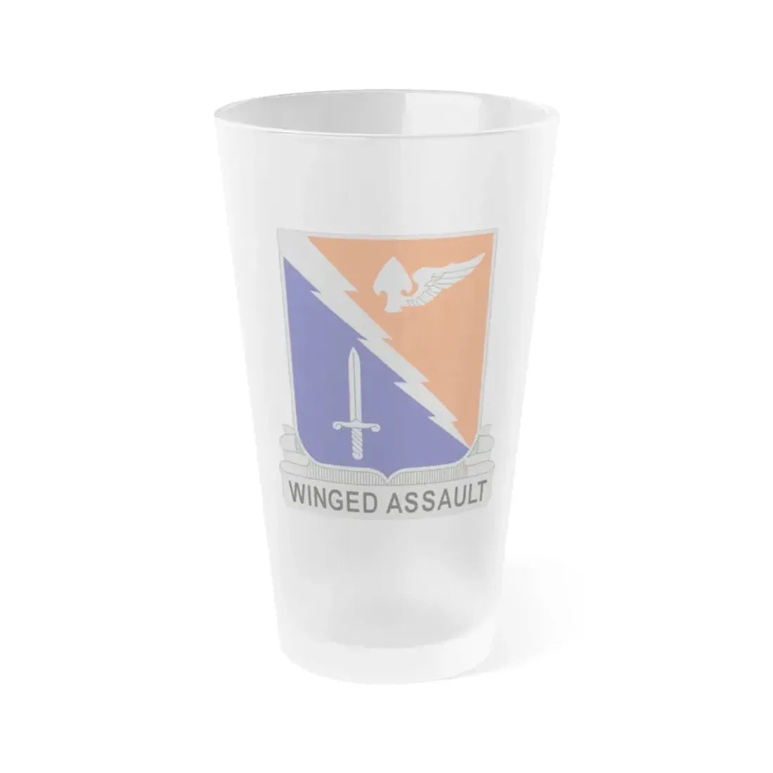 229th Aviation Regiment (U.S. Army) Frosted Pint Glass 16oz Default Title - Go Mug Yourself
