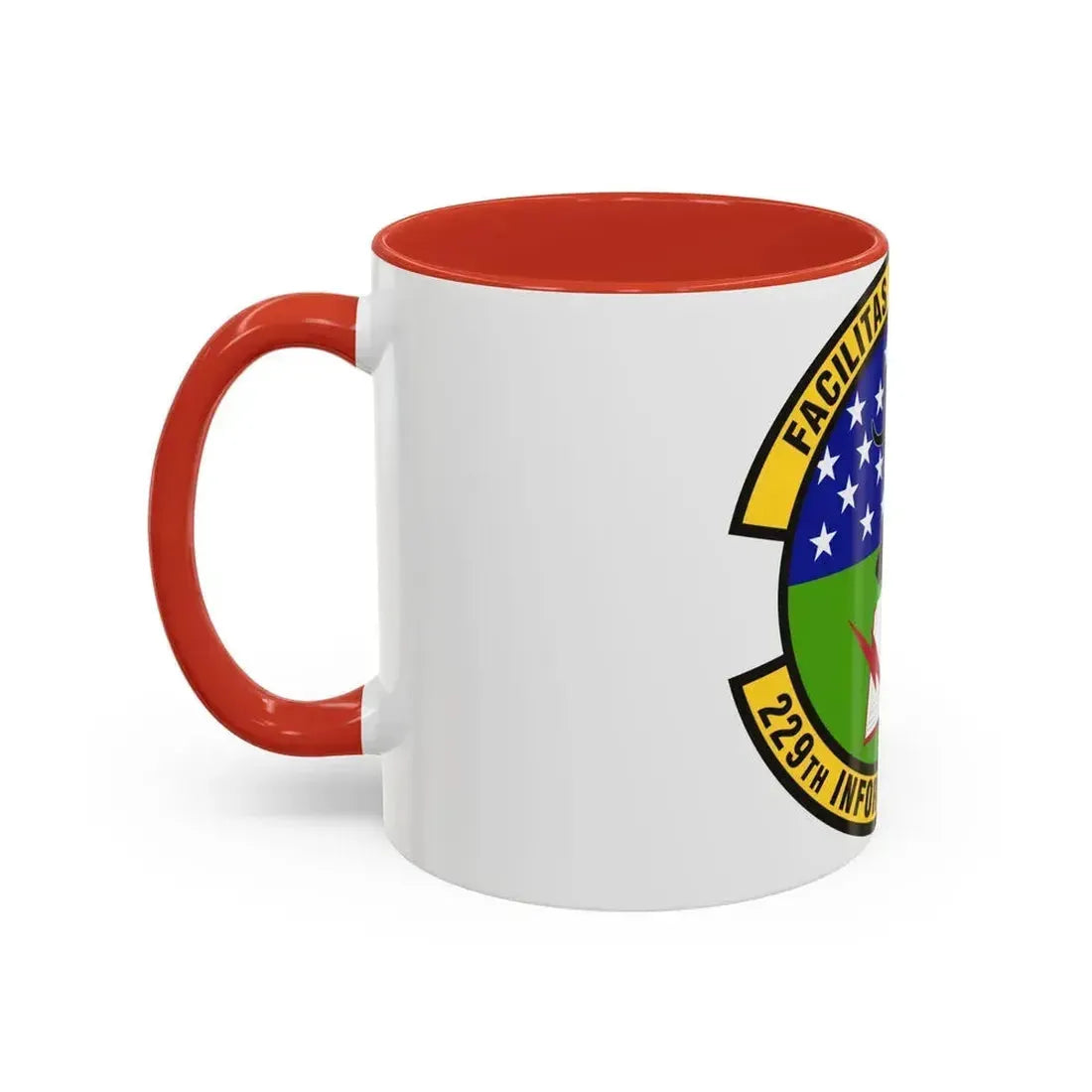 229th Information Operations Squadron (U.S. Air Force) Accent Coffee Mug - Go Mug Yourself
