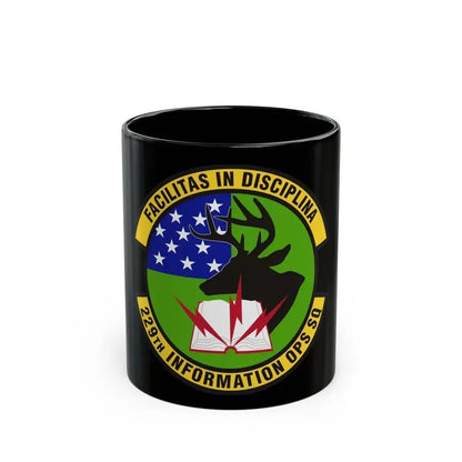 229th Information Operations Squadron (U.S. Air Force) Black Coffee Mug 11oz - Go Mug Yourself