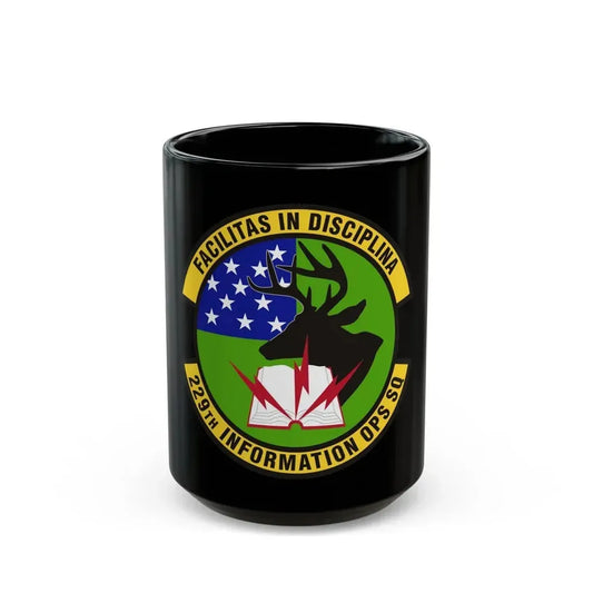229th Information Operations Squadron (U.S. Air Force) Black Coffee Mug 15oz - Go Mug Yourself