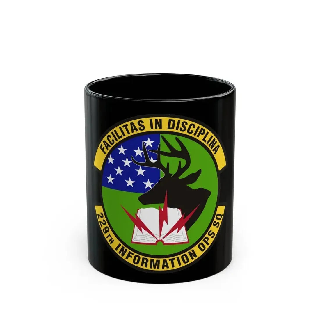 229th Information Operations Squadron (U.S. Air Force) Black Coffee Mug - Go Mug Yourself