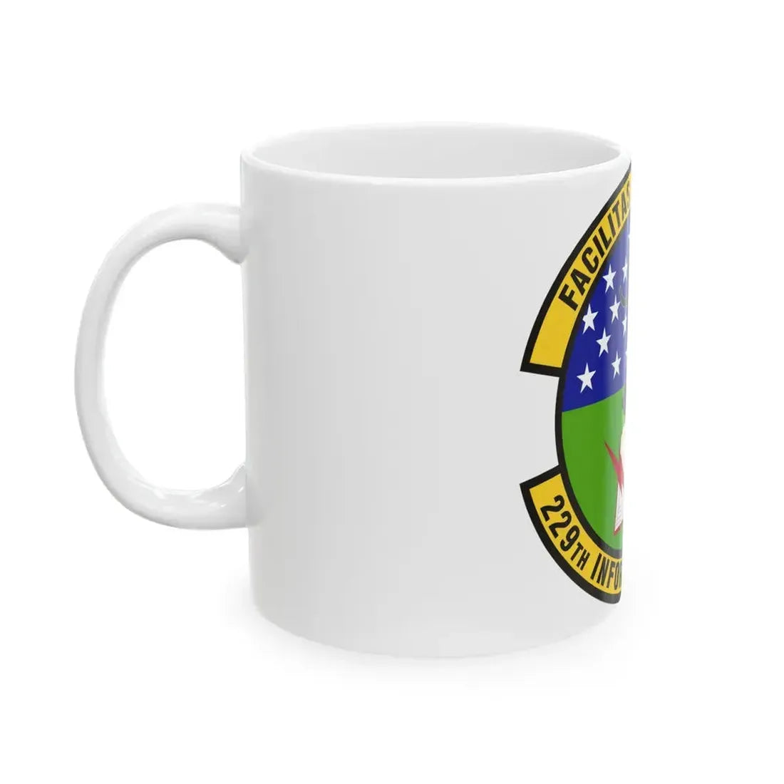 229th Information Operations Squadron (U.S. Air Force) White Coffee Mug - Go Mug Yourself