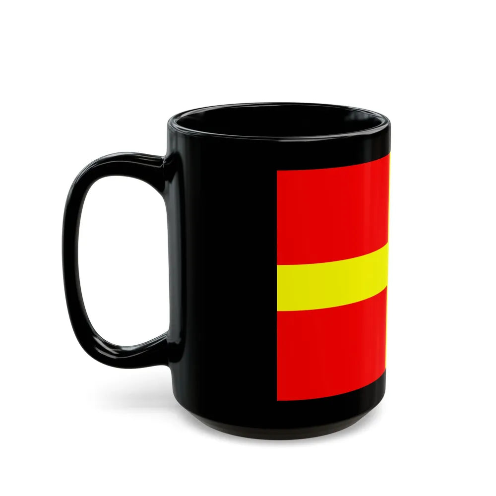 Flag of Messina Italy - Black Coffee Mug-Go Mug Yourself